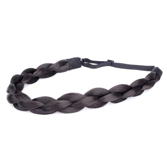Synthetic Hair Headband Braided Elastic Stretch Women Girls Beauty Accessory main image 5